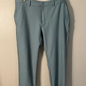 Greg Norman Men's Blue/Gray Golf Pants